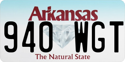 AR license plate 940WGT