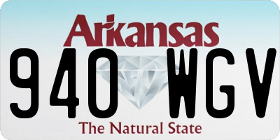 AR license plate 940WGV