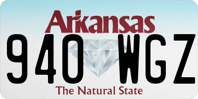AR license plate 940WGZ