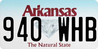 AR license plate 940WHB
