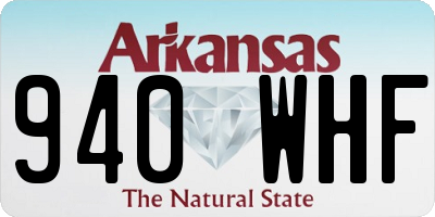 AR license plate 940WHF