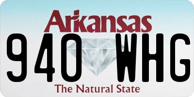 AR license plate 940WHG