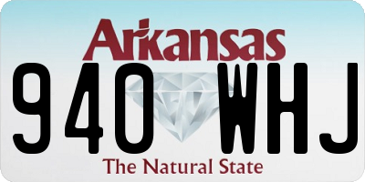 AR license plate 940WHJ