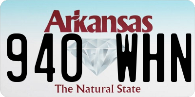 AR license plate 940WHN