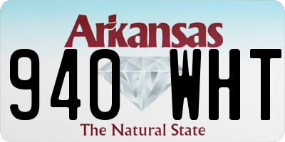 AR license plate 940WHT