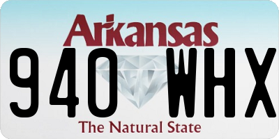 AR license plate 940WHX