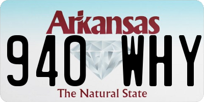 AR license plate 940WHY