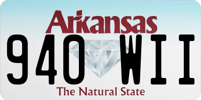 AR license plate 940WII