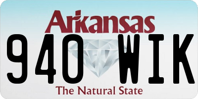 AR license plate 940WIK