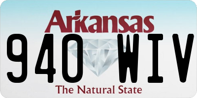 AR license plate 940WIV