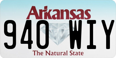 AR license plate 940WIY