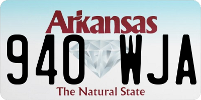 AR license plate 940WJA