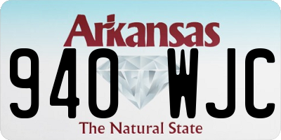 AR license plate 940WJC