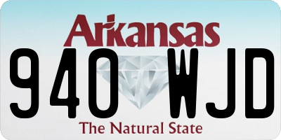 AR license plate 940WJD