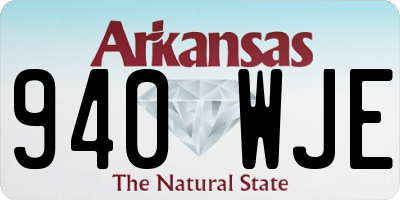 AR license plate 940WJE