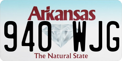 AR license plate 940WJG