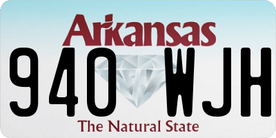 AR license plate 940WJH