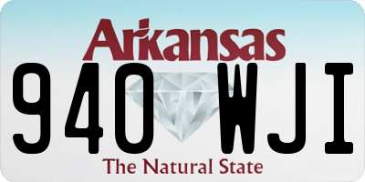 AR license plate 940WJI