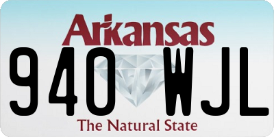 AR license plate 940WJL