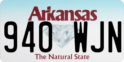 AR license plate 940WJN