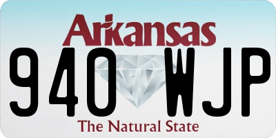 AR license plate 940WJP