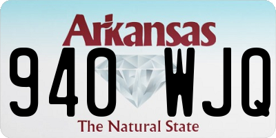 AR license plate 940WJQ