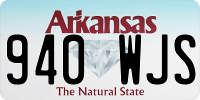 AR license plate 940WJS