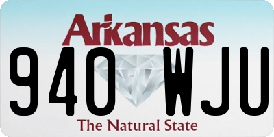 AR license plate 940WJU