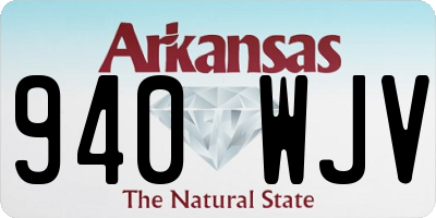 AR license plate 940WJV