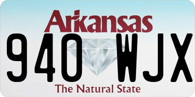 AR license plate 940WJX