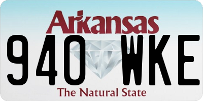 AR license plate 940WKE