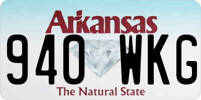 AR license plate 940WKG