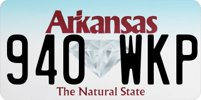 AR license plate 940WKP