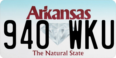 AR license plate 940WKU