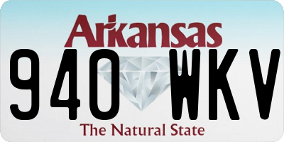 AR license plate 940WKV