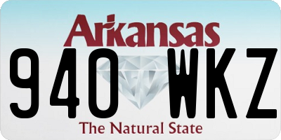 AR license plate 940WKZ