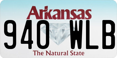 AR license plate 940WLB