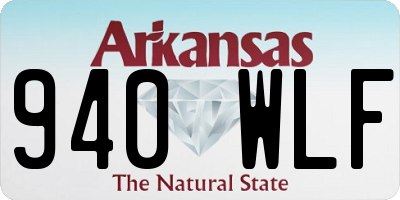 AR license plate 940WLF