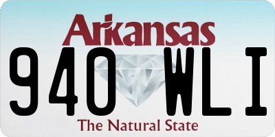 AR license plate 940WLI