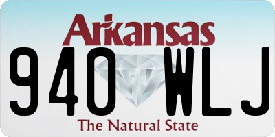 AR license plate 940WLJ