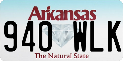 AR license plate 940WLK