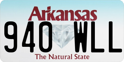 AR license plate 940WLL