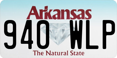 AR license plate 940WLP