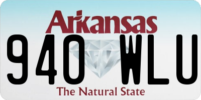 AR license plate 940WLU