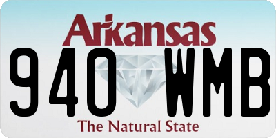 AR license plate 940WMB