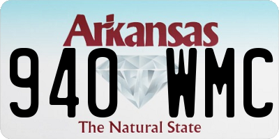 AR license plate 940WMC