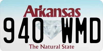 AR license plate 940WMD