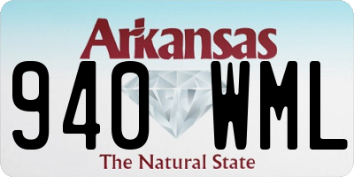 AR license plate 940WML