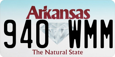 AR license plate 940WMM