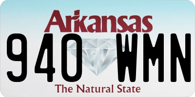 AR license plate 940WMN